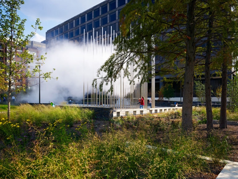Ed Massery; Massery Photography, Inc.; Childrens Museum; Allegheny Square Park with Cloud Arbor;